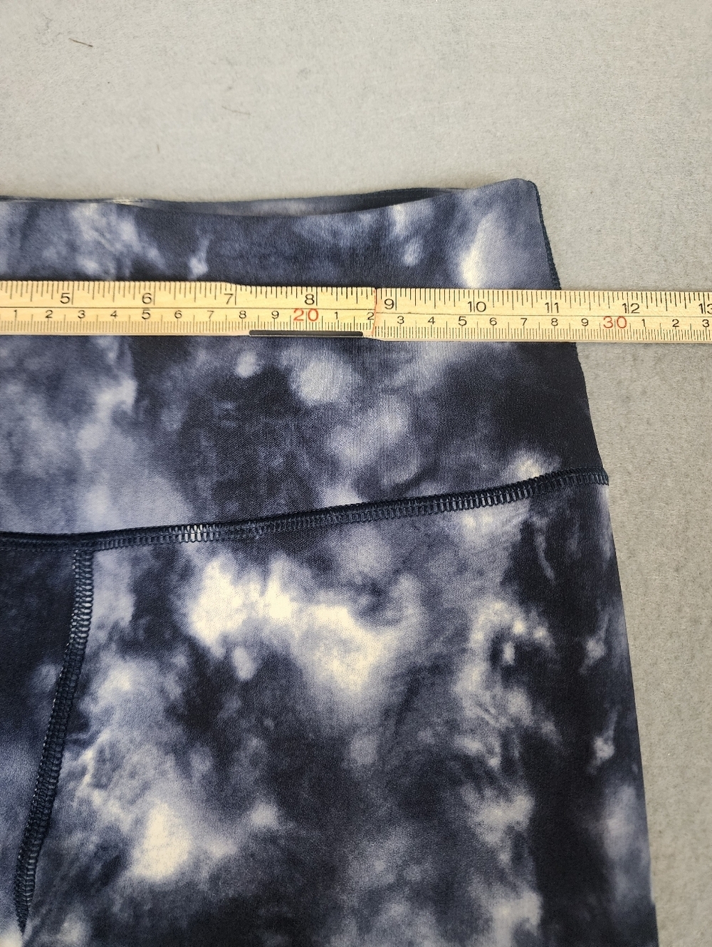 Banana Republic High Rise Legging 7/8 Length Navy/White Tie Dye XS - Picture 6 of 10